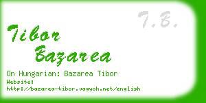 tibor bazarea business card